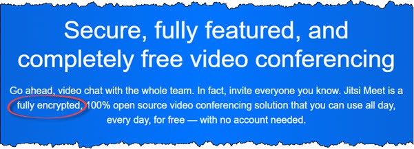 Is Jitsi secure?