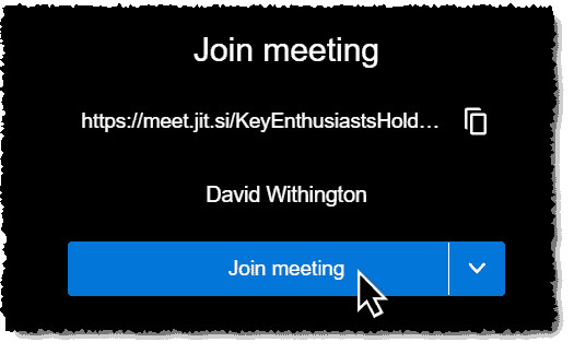 Join Jitsi meeting