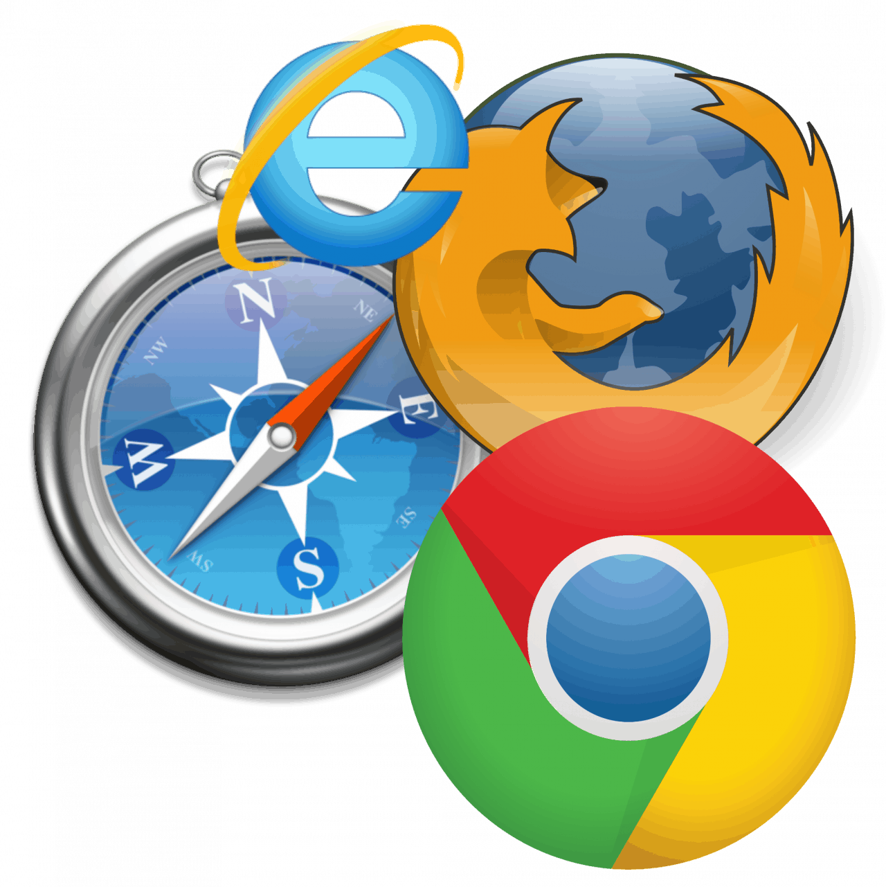 Many different browsers