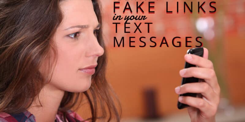 fake links in text messages