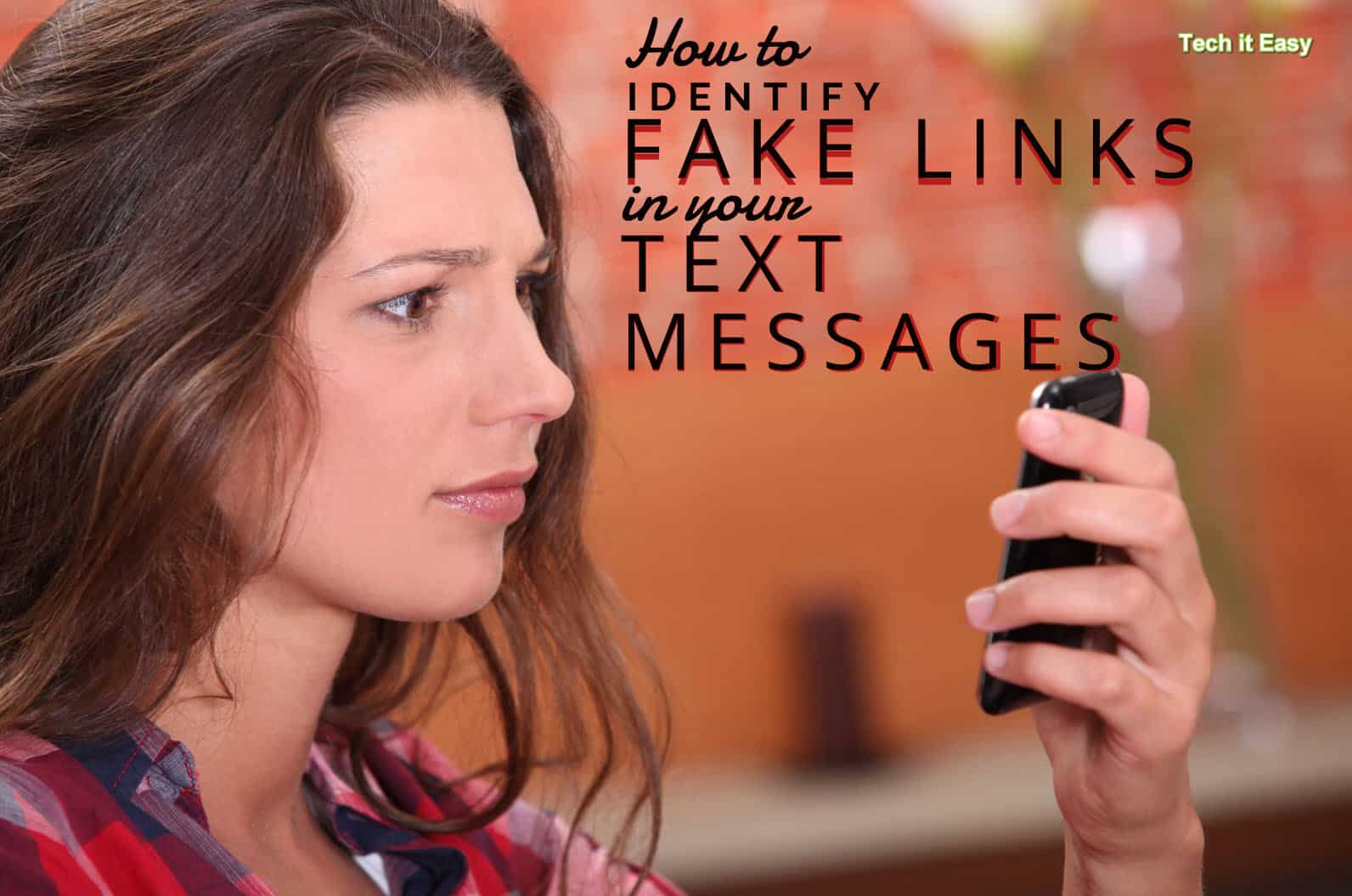 fake links in text messages