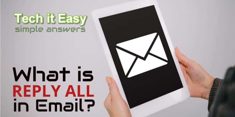 What is Reply All in an Email