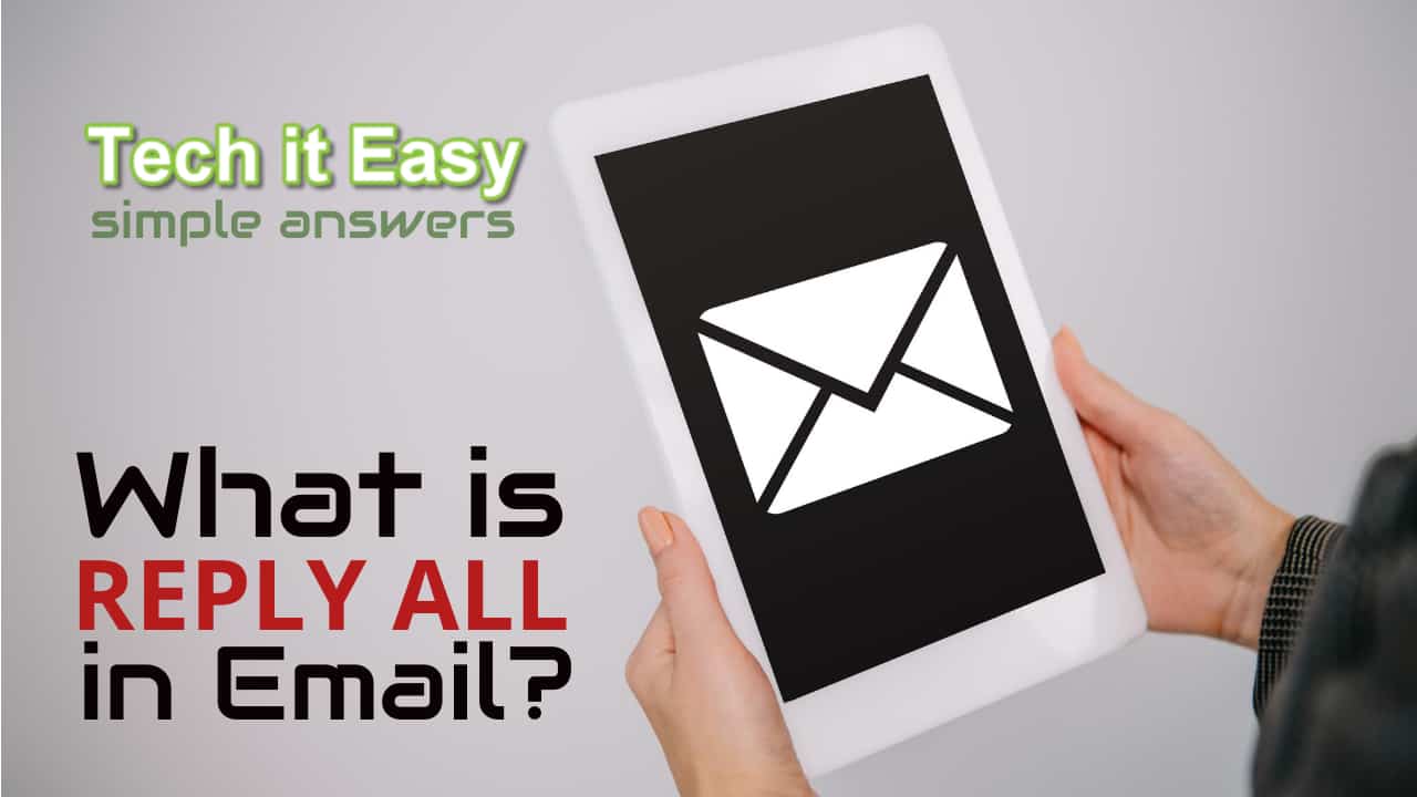 What is Reply All in an Email